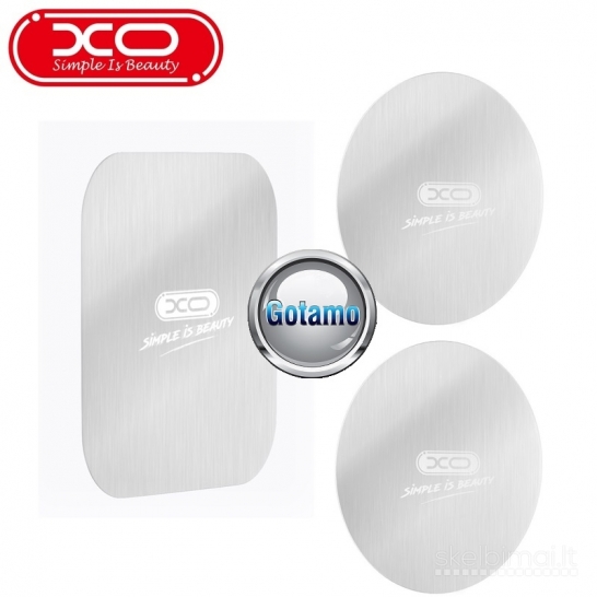 811 Metalinių plokštelių magnetiniams telefonų laikikliams rinkinys XO 3 vnt