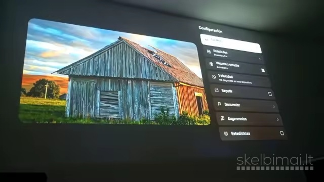 Naujas A10 LED Vaizdo video projektorius su Android sistema