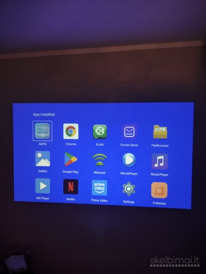 Naujas A10 LED Vaizdo video projektorius su Android sistema