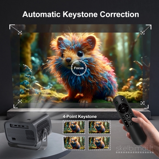 Naujas A10 LED Vaizdo video projektorius su Android sistema