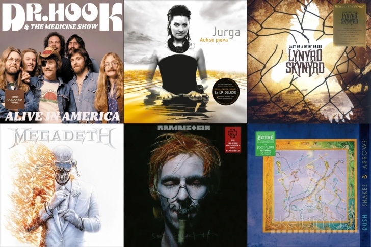 Naujos nepraplėštos plokštelės