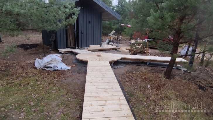 Medžio statybos darbai