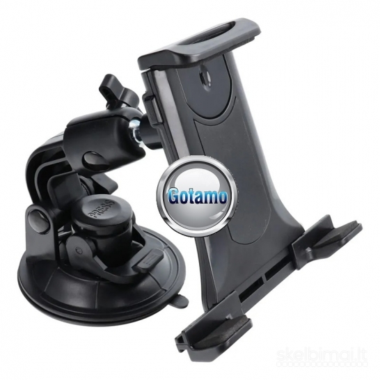 812 Prie stiklo tvirtinamas auto laikiklis telefonui ar planšetei Heavy Duty