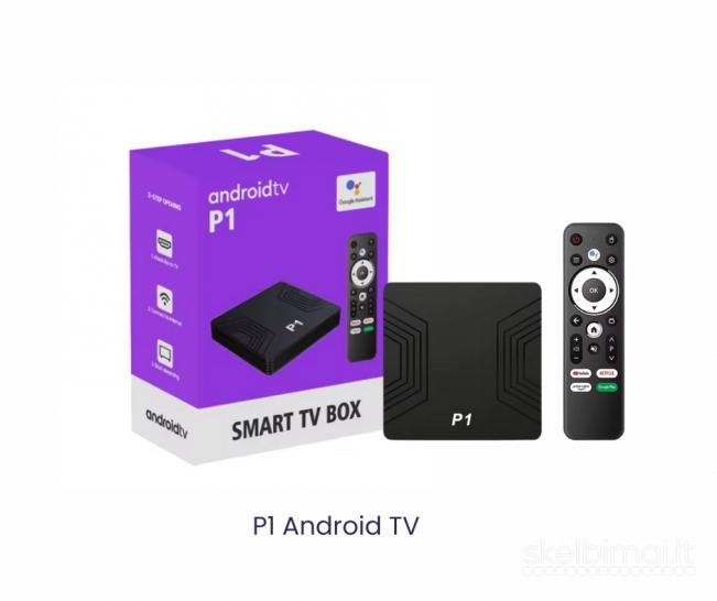 TV priedėliai Android TV - Go3/ Telia Play/ Smart IPTV - nuo 29 Eur!