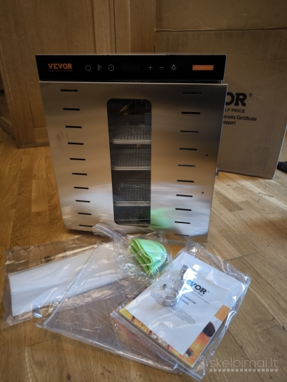 Vaisių, vaistažolių džiovintuvas, džiovintuvas 10 padeklų