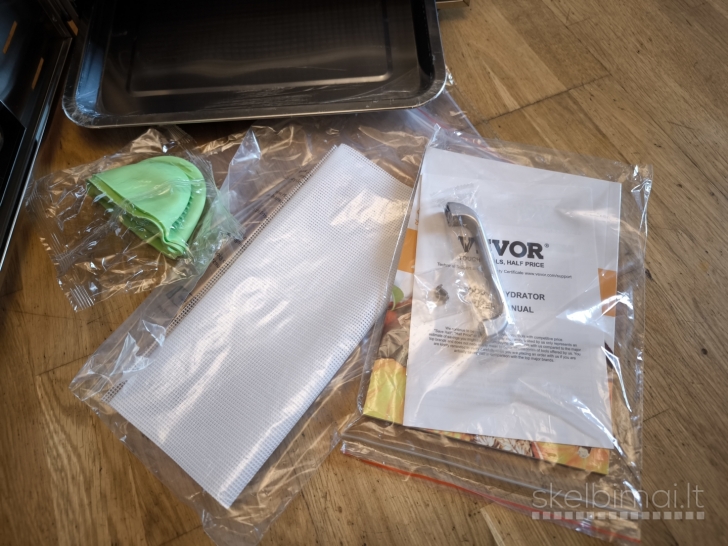 Vaisių, vaistažolių džiovintuvas, džiovintuvas 10 padeklų