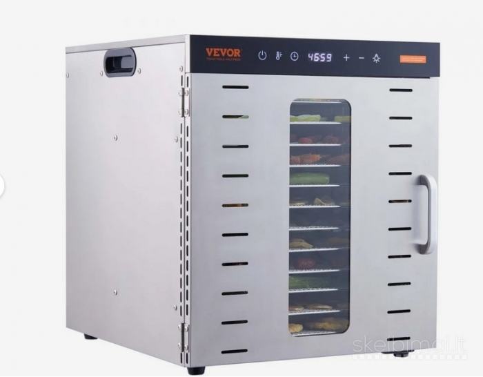 Vaisių, vaistažolių džiovintuvas, džiovintuvas 10 padeklų