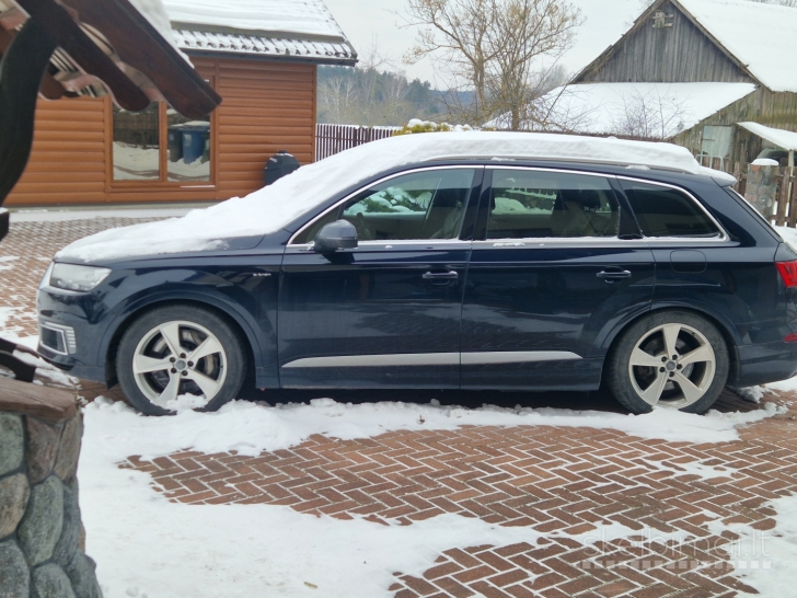 audi Q7 etron dyzelis / elektra