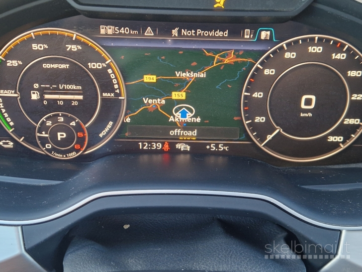 audi Q7 etron dyzelis / elektra