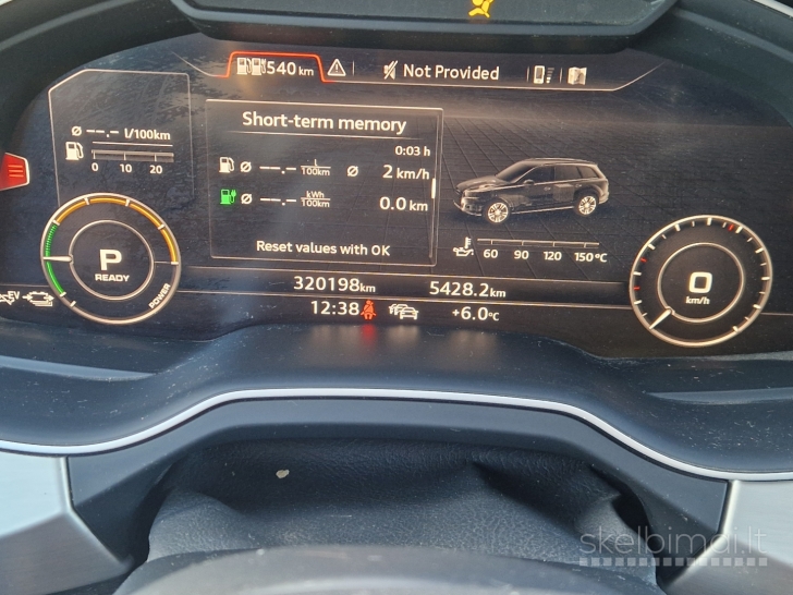 audi Q7 etron dyzelis / elektra