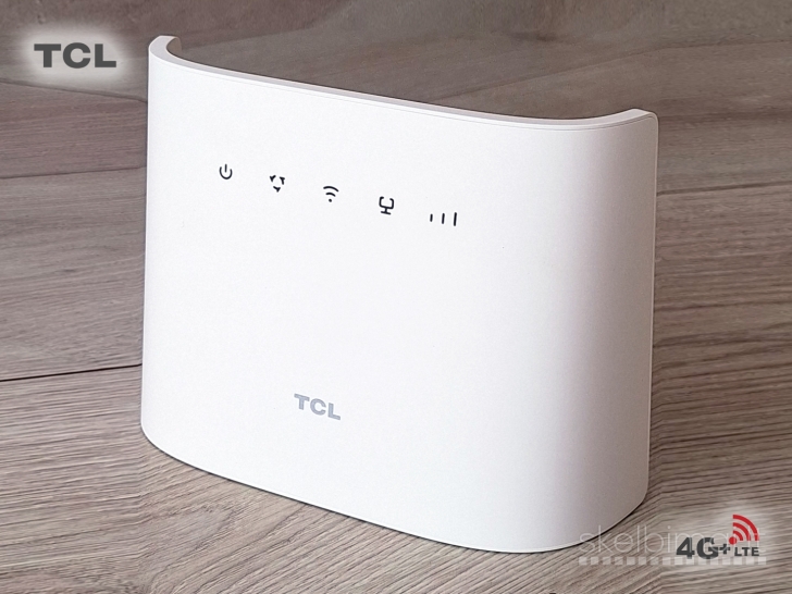 4G+ LTE modemas TCL HH63V1 su maitinimo blokeliu