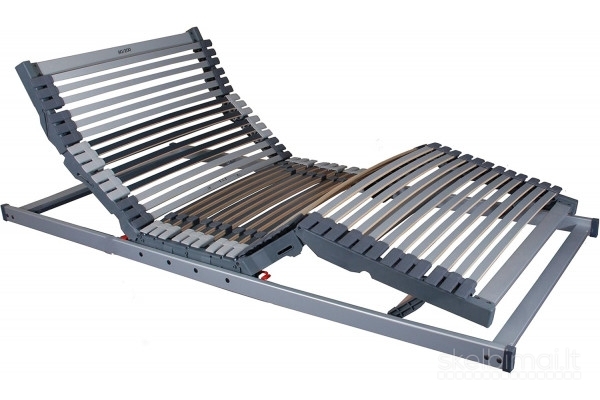 Lova su patalynės dėže ir reguliuojamu čiužiniu