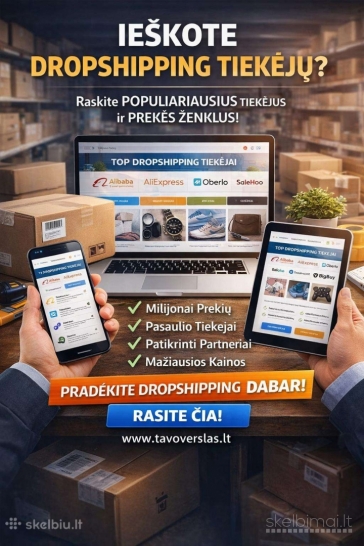 Dropshping tiekėjai