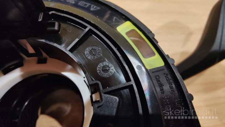 BMW F22, F23, F30, F32, F33, F34 GT, F36 vairo kolonėlės perjungimo blokas