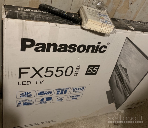 4k Smart LED TV Panasonic Tx55fx550e su defektu