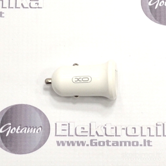 816 Auto kroviklis USB 12W 2 lizdų XO WWW.GOTAMO.LT