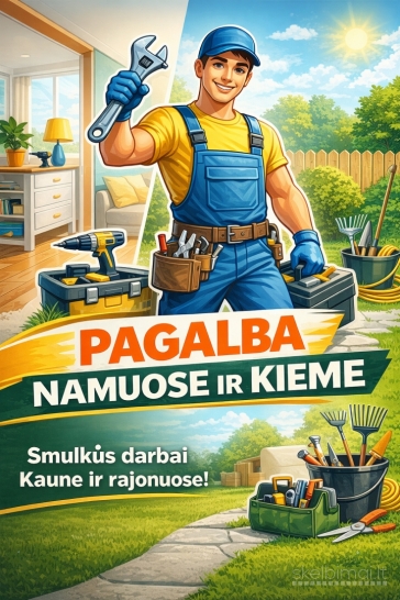 Trumpalaikė pagalba namuose, kieme ar kelyje