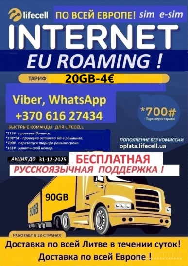 Sim kortelės veikiančios visoje europoje.SIM-карты.