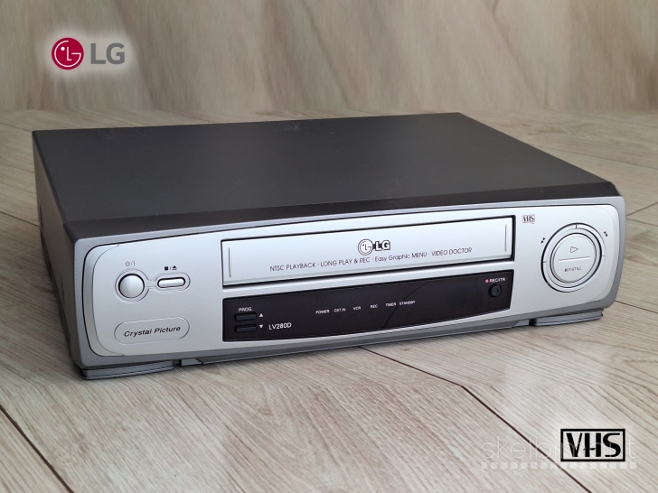 LG LV280D vaizdo grotuvas (VHS)