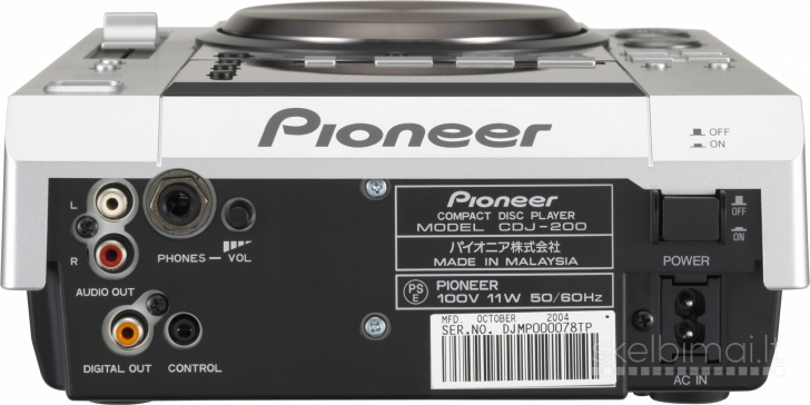 Nenauji, taciau puikus CDJ 200 PIONEER grotuvai 2 vnt