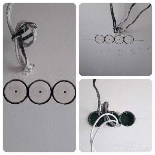 Elektros instaliacijos darbai