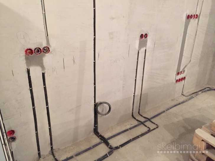 Elektros instaliacijos darbai