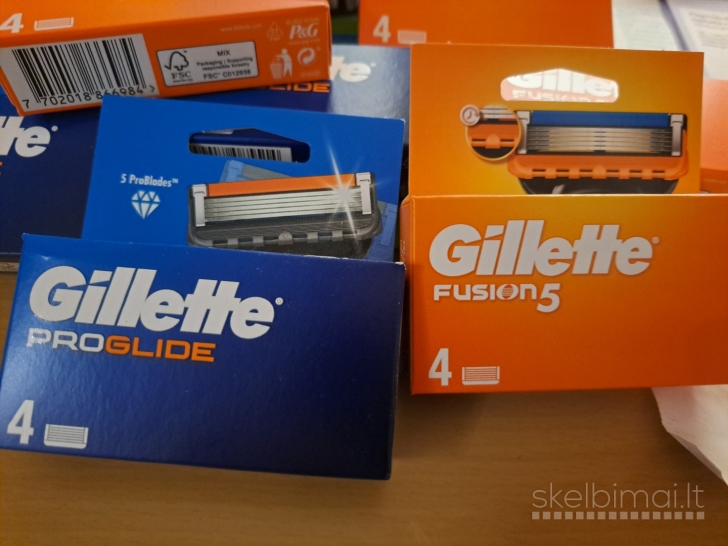 Gillette Fusion 5 ir Pro Glide 