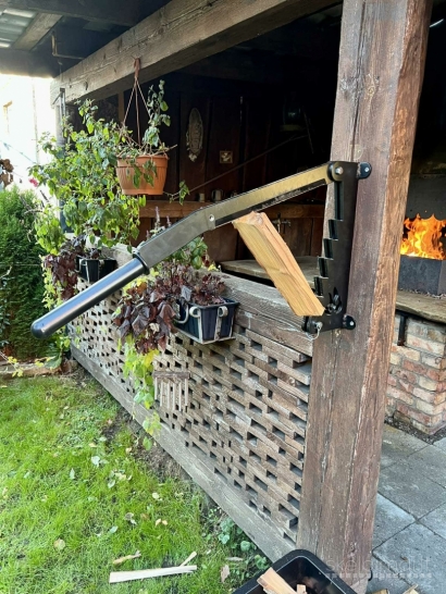 rankinė malkinė skaldyklė