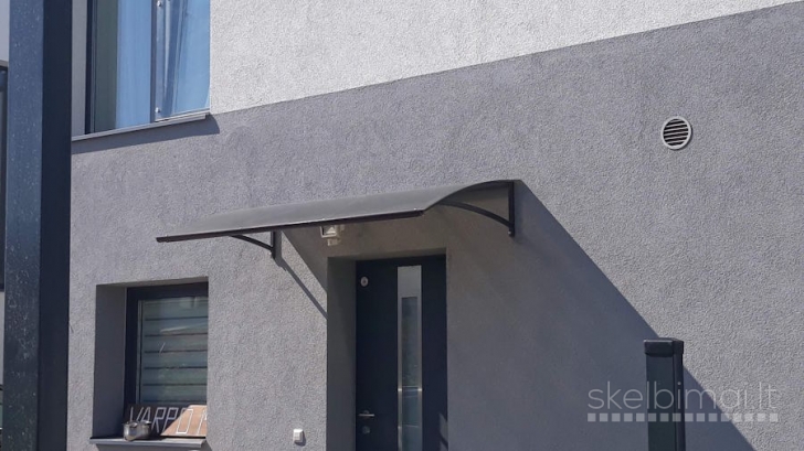 STOGELIAI virš DURŲ, BALKONŲ, GARAŽŲ, TERASŲ