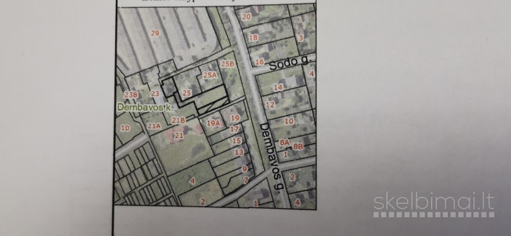 Namų valdos sklypas Dembavos k., Panevėžio raj. sav.