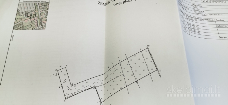 Namų valdos sklypas Dembavos k., Panevėžio raj. sav.