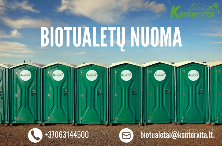 Lauko tualetų nuoma