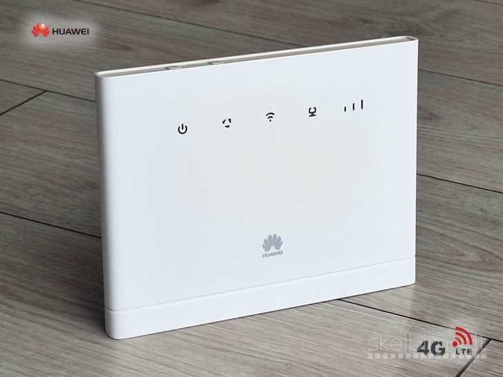 4G LTE modemas Huawei B315s-22 su maitinimo blokeliu
