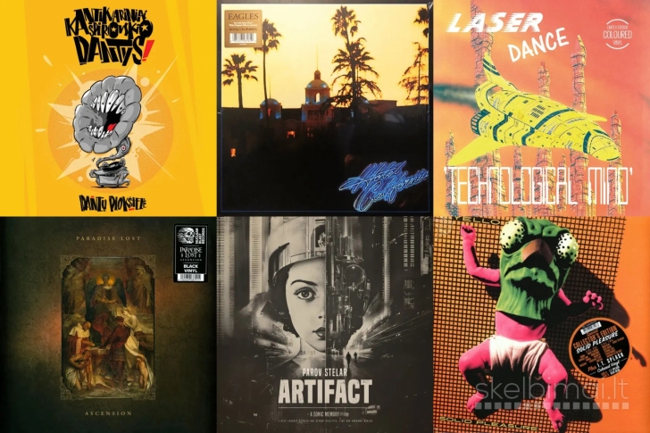 Naujos nepraplėštos plokštelės