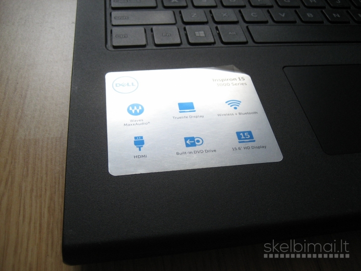 DELL 3543 i5 2.70GHz / 8GB/ 256GB/ nauja baterija