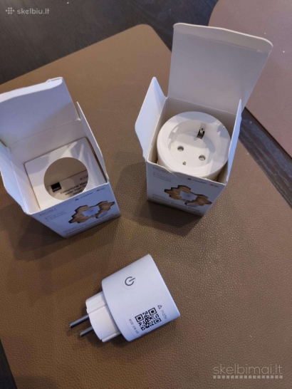 WiFi išmanūs energijos skaitikliai kištukai 2vnt