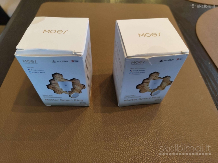 WiFi išmanūs energijos skaitikliai kištukai 2vnt