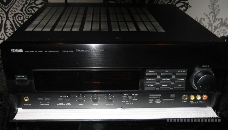 YAMAHA DSP-A1092 amplifier. 1997m. 20kg. Aukstos klases. Nenaudotas.