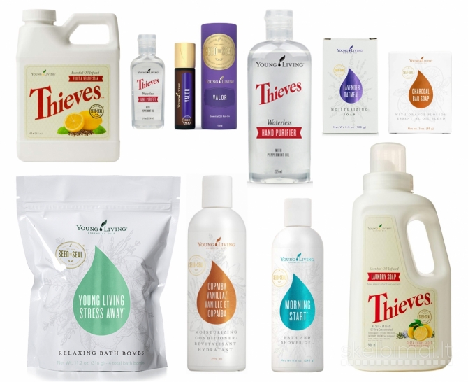 Young Living kompanijos eterinis aliejus