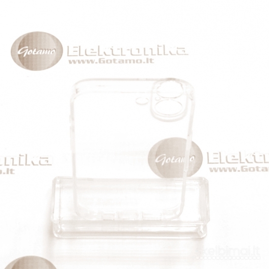 825 C-Clear Plus skaidri nugarėlė Apple iPhone 16 telefonui WWW.GOTAMO.LT