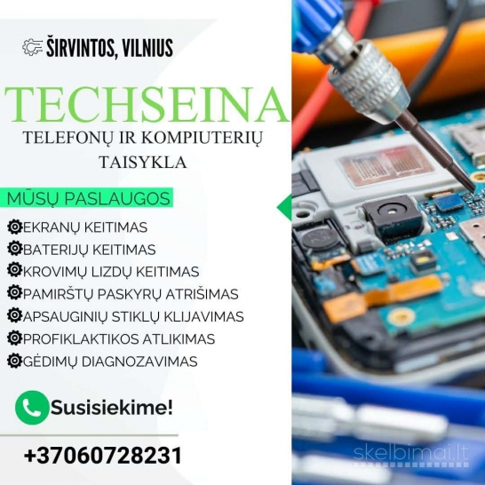 Skubus Telefonų ir kompiuterių remontas Vilniuje ir Širvintose