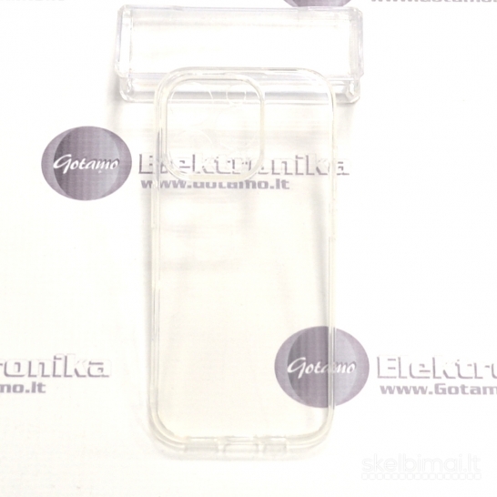826 C-Clear Plus skaidri nugarėlė Apple iPhone 16 Pro telefonui WWW.GOTAMO.LT