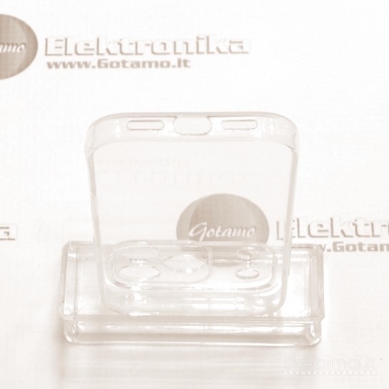 827 C-Clear Plus skaidri nugarėlė Apple iPhone 17 Pro telefonui WWW.GOTAMO.LT