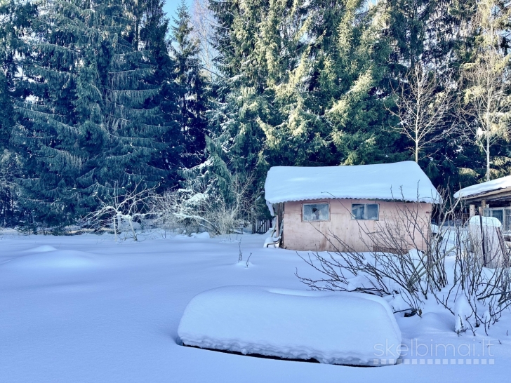 PARDUODAMAS MŪRINIS 54,10 KV. M. SODO NAMAS 6,40 ARŲ SKLYPE KAUBARISKIO KAIME