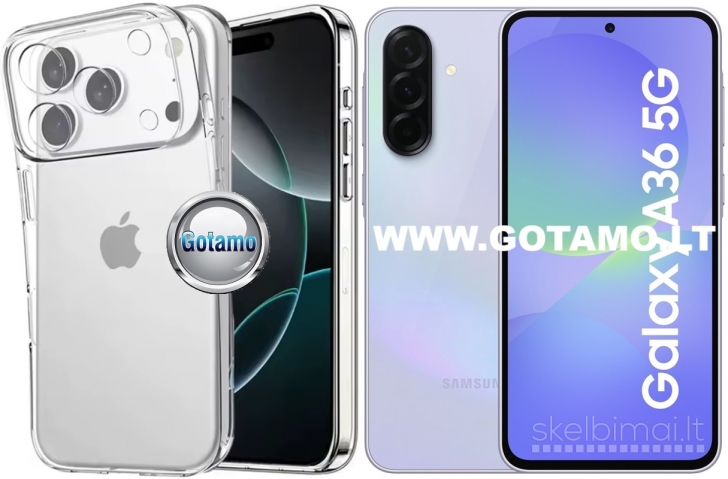 831 C-Clear Plus skaidri nugarėlė Samsung Galaxy A36 telefonui