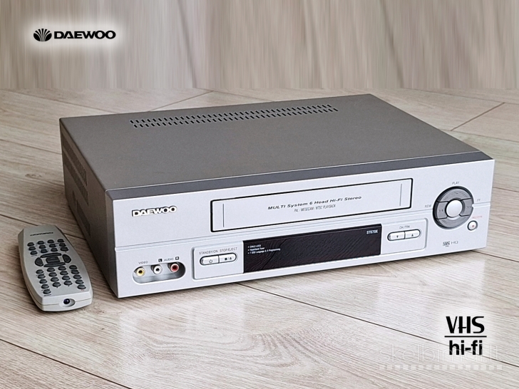 Naujas Daewoo ST670K HiFi vaizdo grotuvas (VHS)