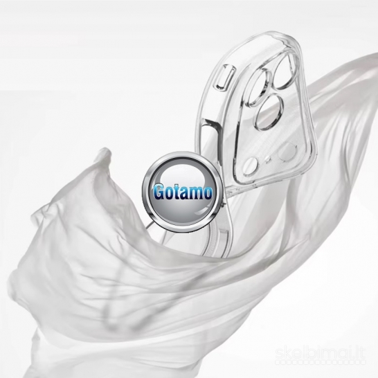 834 C-Clear Plus skaidri nugarėlė Xiaomi 15T Pro telefonui WWW.GOTAMO.LT
