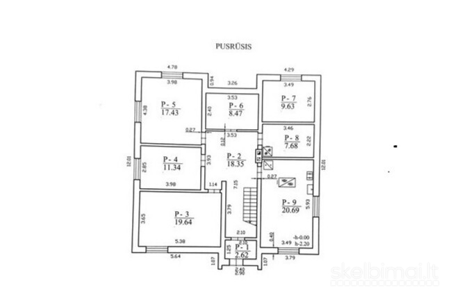 PARDUODAMAS 90.25 KV. M. GYVEMAMOJO PLOTO NAMAS 0.3075 HA SKLYPE VILTIES G.AIME.