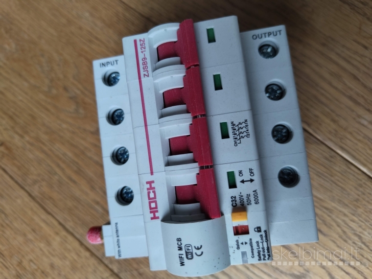  HOCH ZJSB9-80Z WIFI Automatinis kirtiklis trifazis - 4 polių - C32