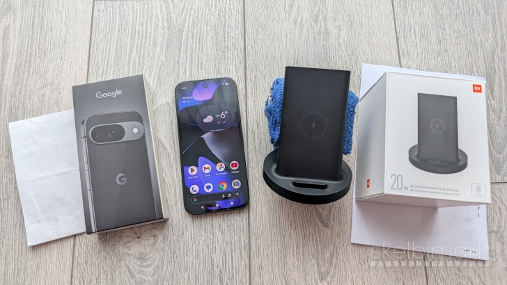 Google Pixel 9 5G 12gb/128gb Obsidian + Xiaomi Wireless Stand